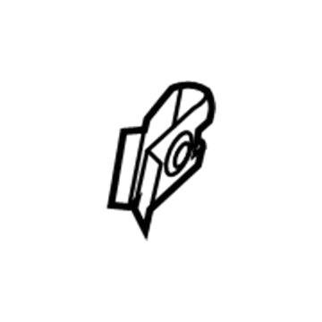 Cadillac 11588650 Lock Pillar Trim Clip