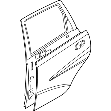 GM 96585401 Door Shell