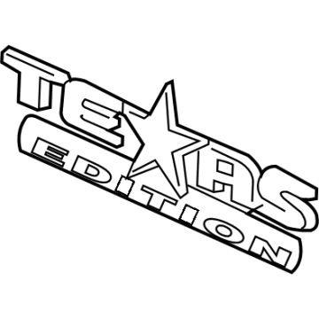 GM 84682632 Nameplate, Rear Driver Side GM 84682632 Nameplate, Rear Driver Side