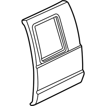 GM 15607107 Side Panel, Rear Driver Side