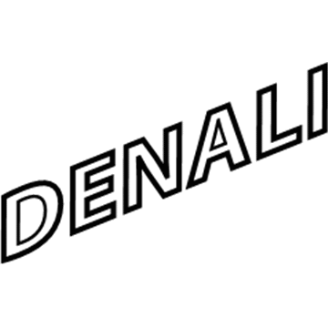 GMC 15825691 Nameplate