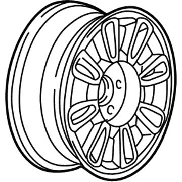 Buick 88892459 Wheel, Alloy