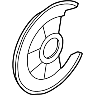 Oldsmobile Brake Backing Plate - 19211693