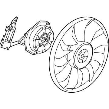 Buick 13338843 Fan & Motor