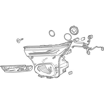 Chevy Trax Headlight - 42857151