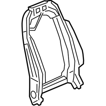 GM 13518924 Seat Back Frame, Front GM 13518924 Seat Back Frame, Front