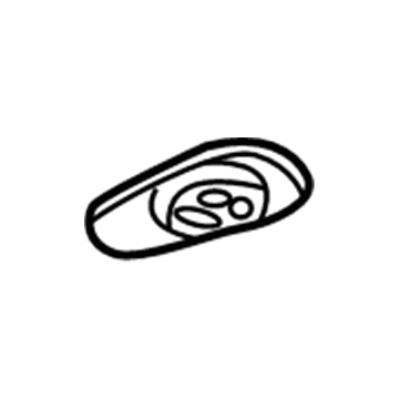 GM 22688117 Dome Lamp Assembly, Gray