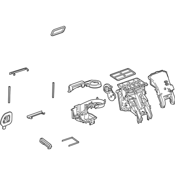 Buick 23455127 A/C & Heater Case