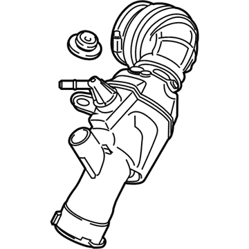 2016 Cadillac CTS Air Intake Coupling - 22844633