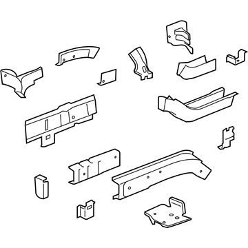 Saturn 22877783 Lower Rail Assembly