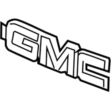GMC 84674406 Nameplate