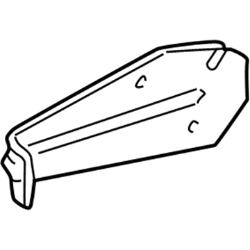 Cadillac DeVille Fender Splash Shield - 25657841