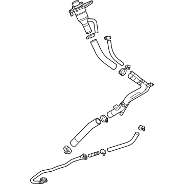 Cadillac Fuel Filler Hose - 85545881