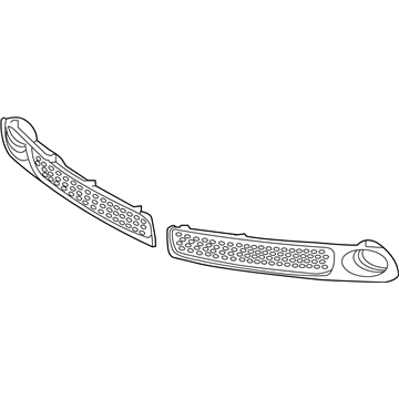 Pontiac 92205606 Lower Grille