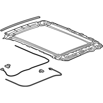 Cadillac 42809350 Sunroof Frame