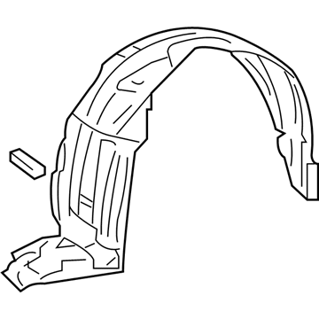 Pontiac Vibe Fender Splash Shield - 19183911