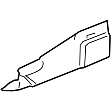 Pontiac Fender Splash Shield - 15244131