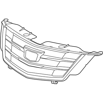 Cadillac 23290996 Upper Grille