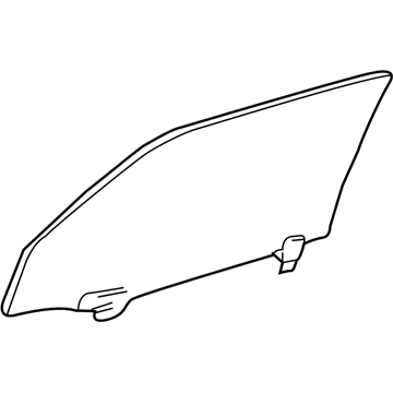 Pontiac 19184160 Door Glass