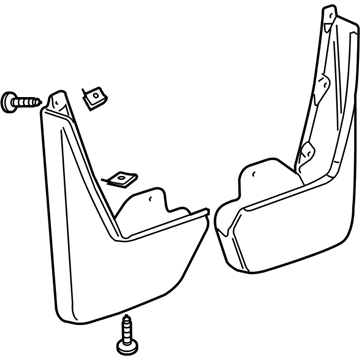 GM 22922768 Mud Guard GM 22922768 Mud Guard