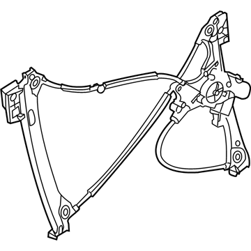 Cadillac CTS Window Regulator - 22787442