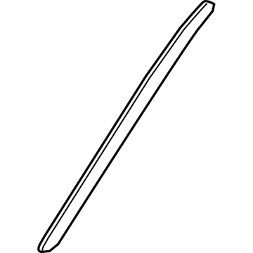 GM 23373325 Reveal Molding, Front Driver Side GM 23373325 Reveal Molding, Front Driver Side