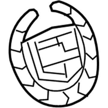 Cadillac 23237180 Emblem