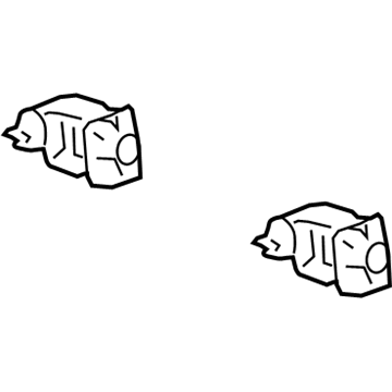 Hummer H3 Air Bag Sensor - 15254201