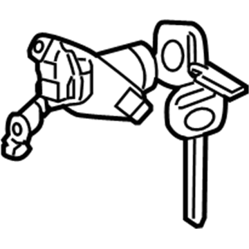 Pontiac 19184238 Cylinder & Keys