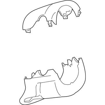 2005 Pontiac G6 Steering Column Cover - 15238390