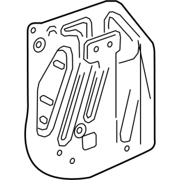 GM 84029606 Water Deflector, Front Driver Side