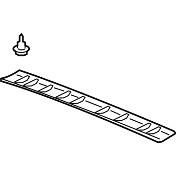 GM 15936713 Upper Molding, Rear