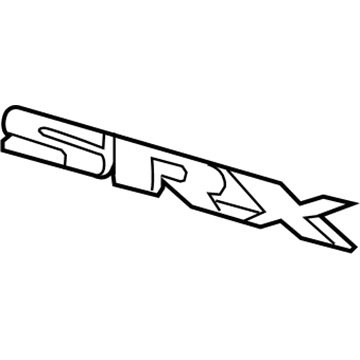 GM 10363600 Nameplate, Rear