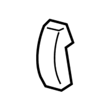 GMC 25808903 Belt & Retractor Cover