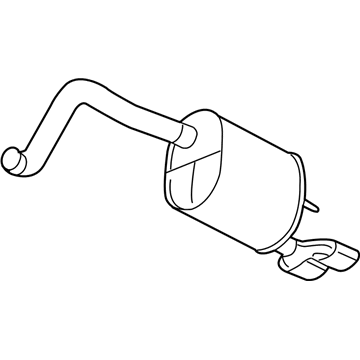 Cadillac XLR Exhaust Pipe - 25839154