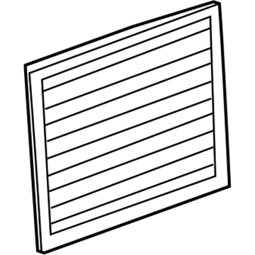 GM 84819604 Moveable Glass, Rear