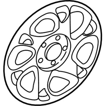 Saturn Wheel Cover - 9594041