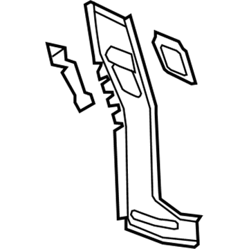 GM 25877945 Inner Panel, Rear Passenger Side