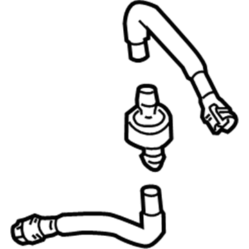 Cadillac SRX PCV Valve Hose - 55568836