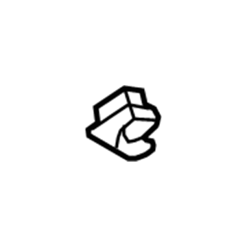 GM 22909444 Sunvisor Support, Titanium