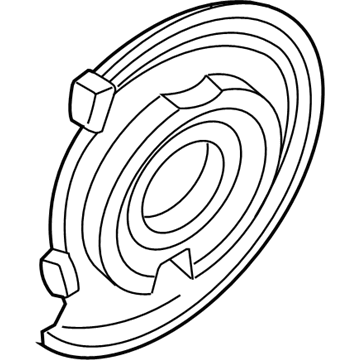 Cadillac Escalade EXT Brake Backing Plate - 25877333