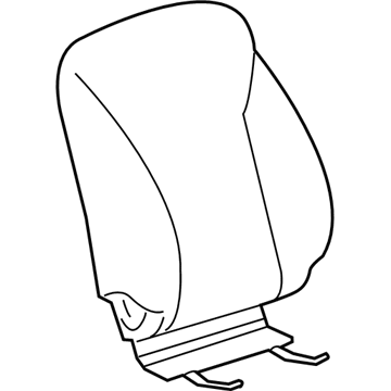 GM 95245424 Seat Back Cover, Titanium