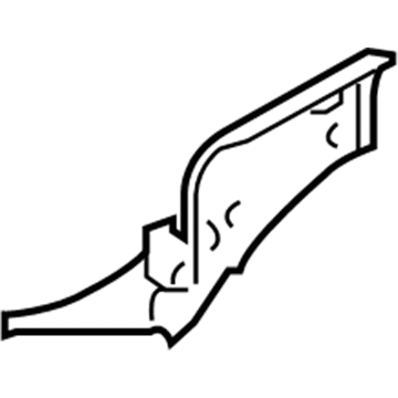 GM 19183842 Front Panel, Inner Driver Side GM 19183842 Front Panel, Inner Driver Side