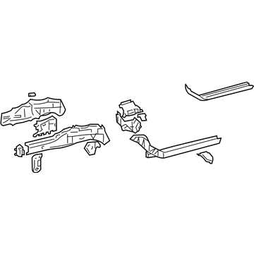 Pontiac 19204909 Lower Rail Assembly