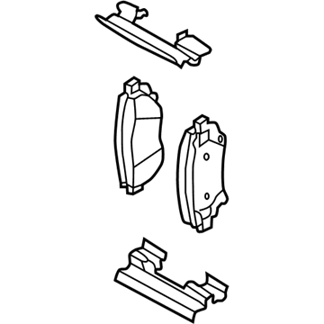 Buick LaCrosse Brake Pad - 19121389