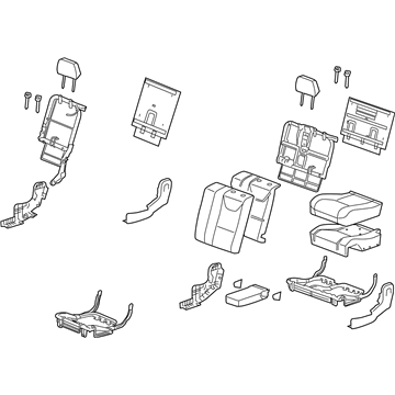 Saturn 96814400 Seat Assembly