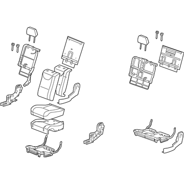 Saturn 96844780 Seat Assembly