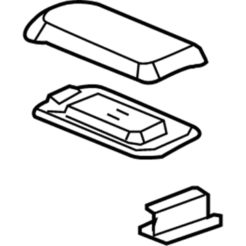 Pontiac 22715172 Armrest