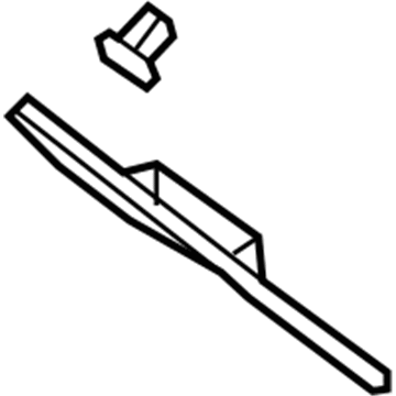 GM 96655325 Knee Bolster, Black