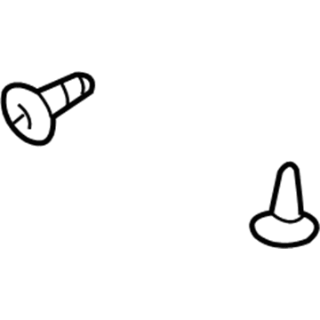 Pontiac 25631448 Bumper Cover Lower Retainer